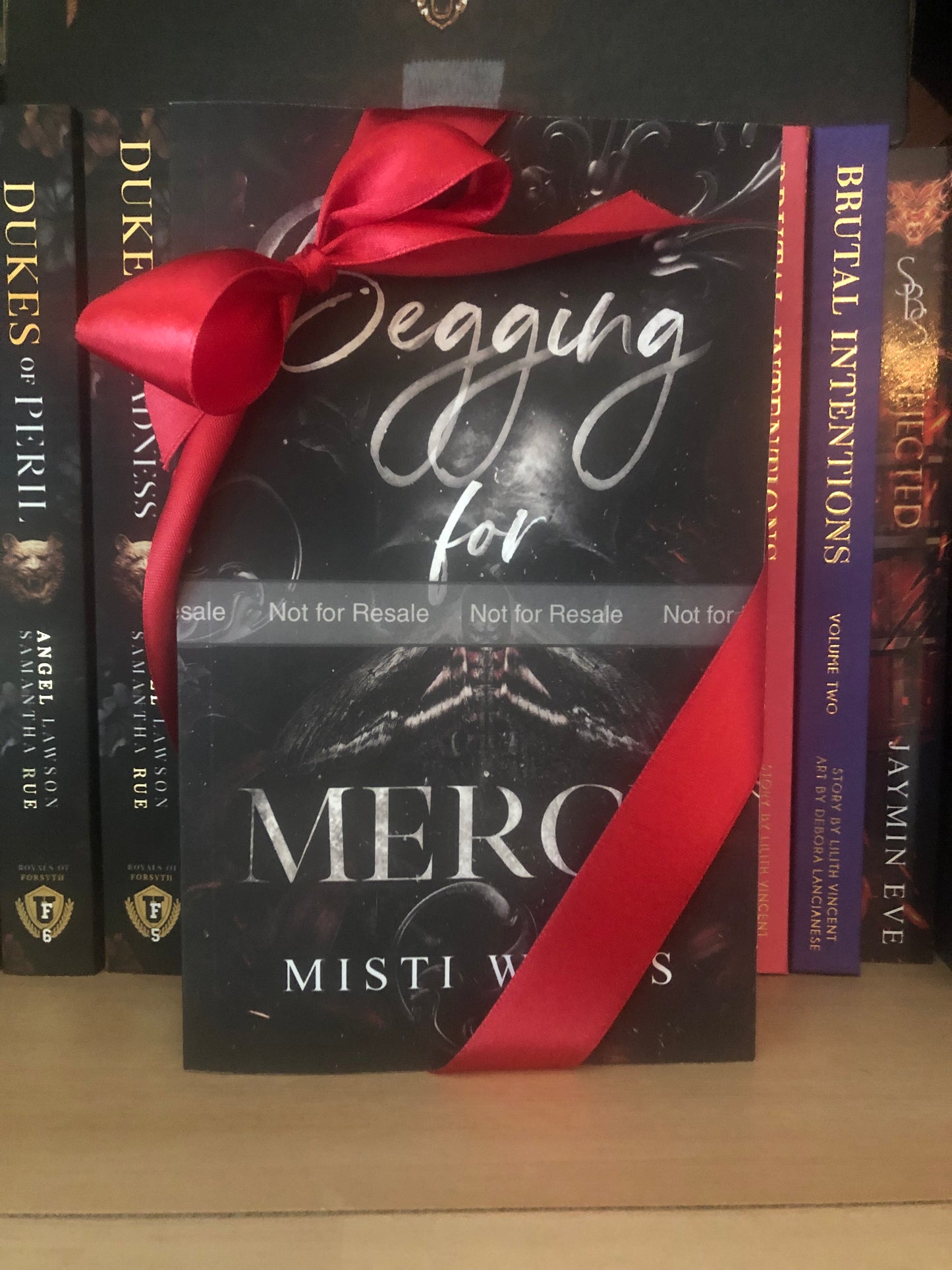"Scratch & Dent" Begging for Mercy Signed Paperback